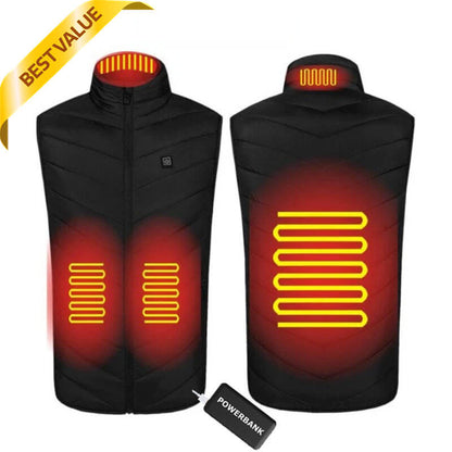 USB Powered Heated Vest - 4 Heat Zones