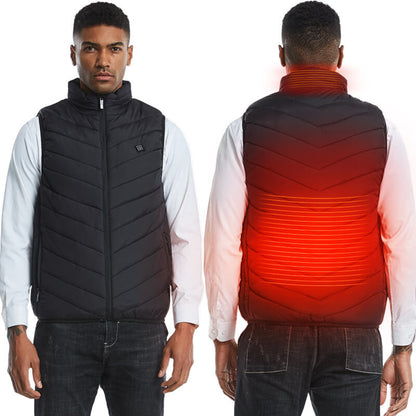USB Powered Heated Vest - 9 Heat Zones