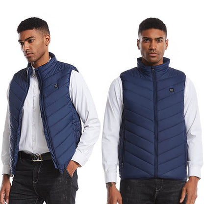 USB Powered Heated Vest - 8 Heat Zones