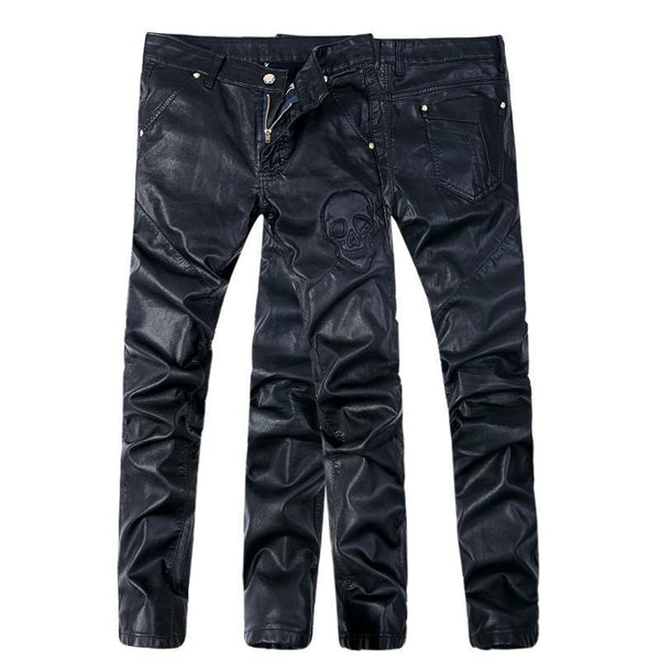 パンツ 00s roen leather pants skull patch if 00s roen leather pants skull patch if - メルカリ