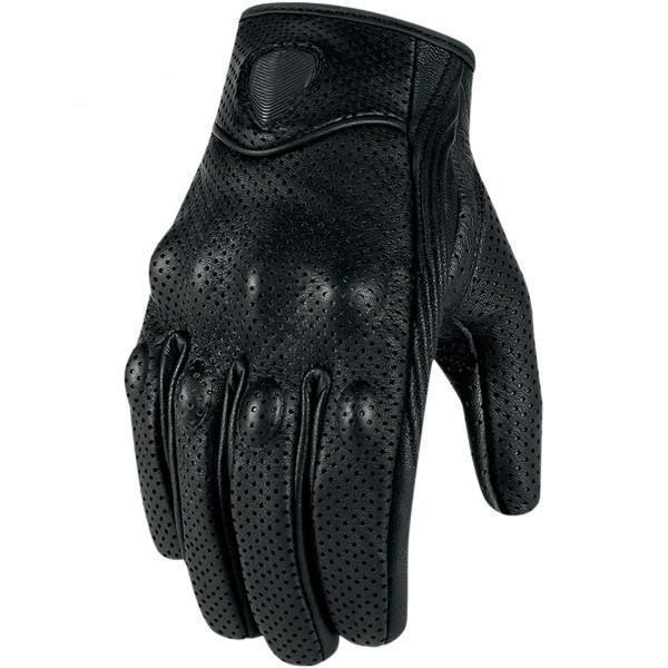 Family Avenue Premium Goatskin Motorcycle Gloves Perforated / L