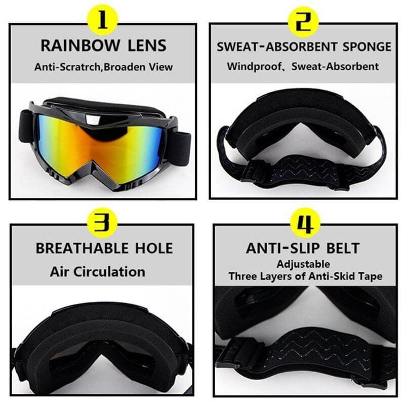 Protective Motorcycle Goggles Mask - Beanie Helmets