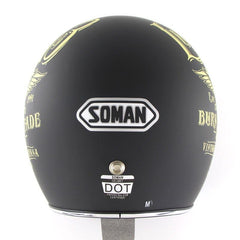 Family Avenue SOMAN™ Retro 3/4 Motorcycle Helmet