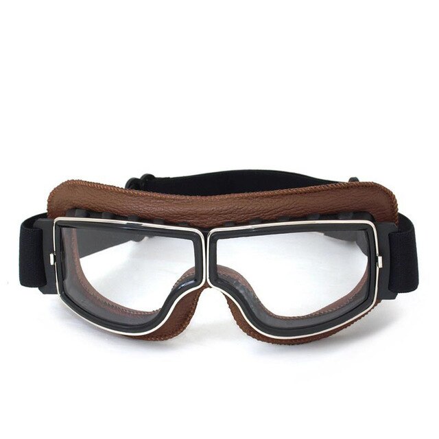 Retro Jet Brown Goggles