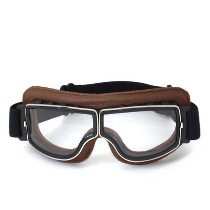 Retro Jet Brown Goggles